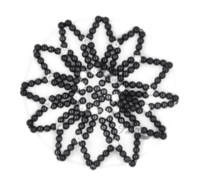 pearl bun cover ballet bun