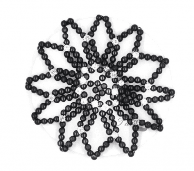 pearl bun cover ballet bun