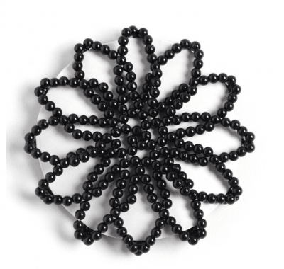 pearl bun cover ballet bun